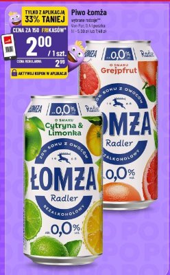 Piwo Łomża wybrane rodzaje promocja w POLOmarket