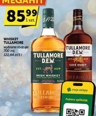 Whiskey Tullamore D.E.W. wybrane rodzaje promocja w ABC