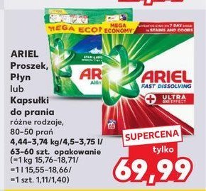 Proszek do prania color & style Ariel actilift promocja