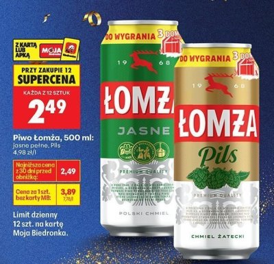 Piwo promocja w Biedronka