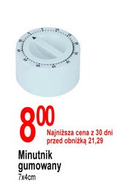 Minutnik gumowany 7 cm promocja