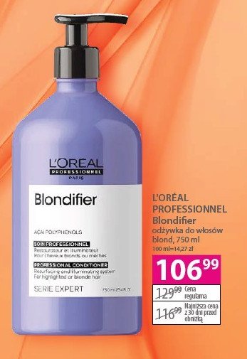 Odżywka do włosów blond L'oreal professionnel blondifier promocja