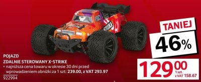 Pojazd zdalnie sterowany POJAZD ZDALNIE STEROWANY X-STRIKE promocja w Selgros