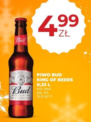 Piwo Bud King of Beers 0,33 L promocja w Duży Ben