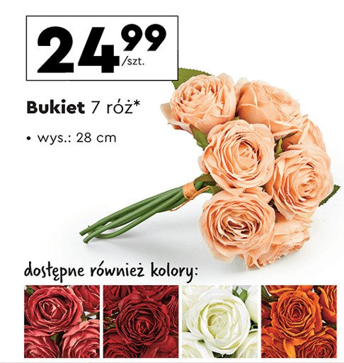 Bukiet 7 róż promocja w Biedronka