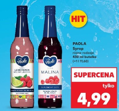 Syrop różne rodzaje promocja w Kaufland
