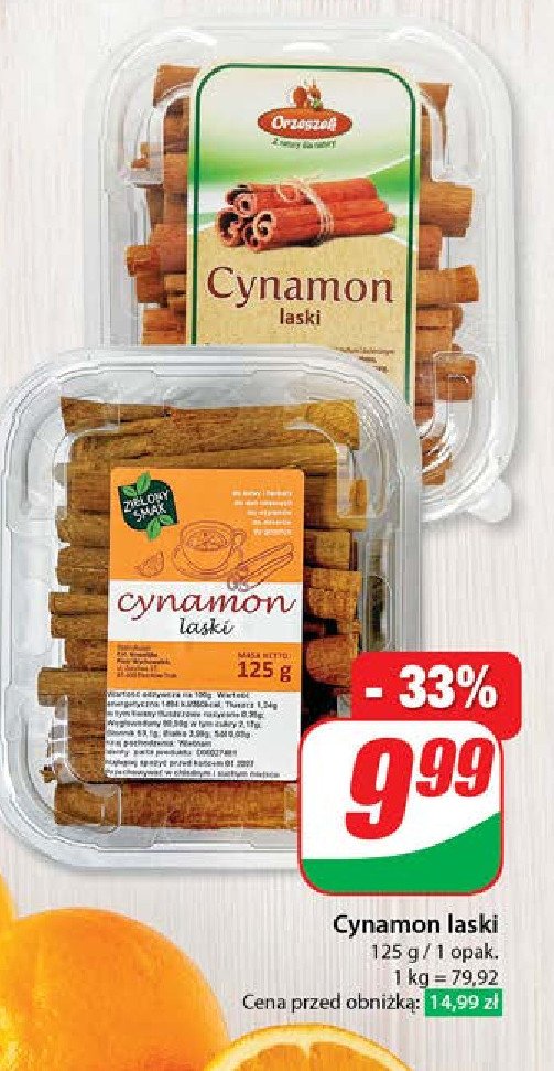 Cynamon laski Orzeszek promocja