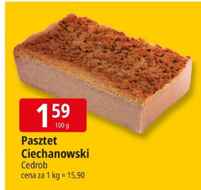 Pasztet Ciechanowski Cedrob promocja w Leclerc