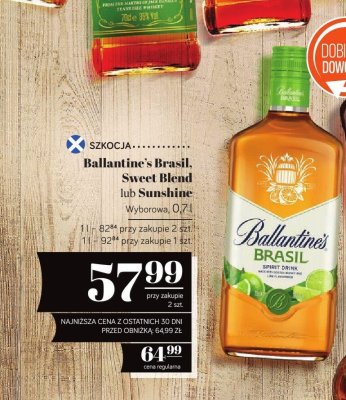 Whisky Ballantine's Brasil 0,7l promocja w POLOmarket