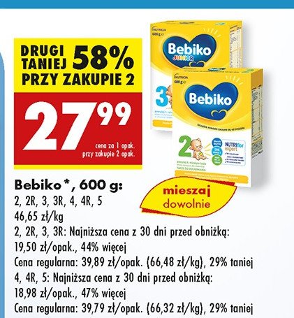 Mleko 2r Bebiko promocja