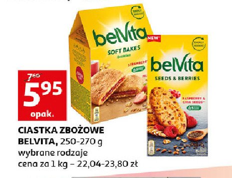 Ciastka z malinami i nasionami chia Belvita promocja