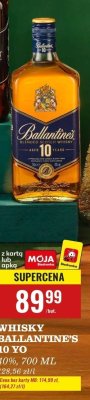 Whisky Ballantine's 10 YO 40%, 700 ml promocja w Biedronka