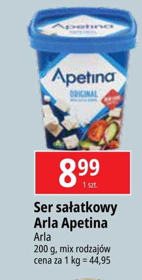 Ser original w kostkach Arla apetina promocja