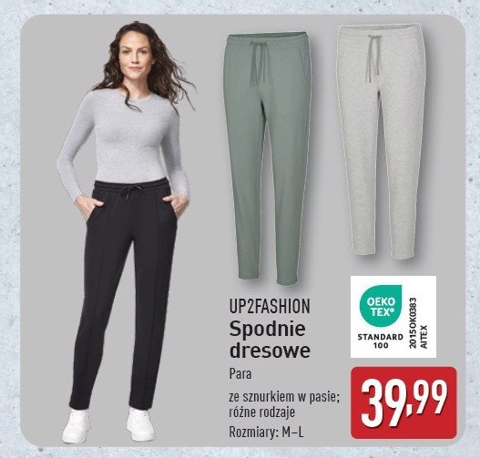 Spodnie dresowe rozm. m-l Up2fashion promocja w Aldi