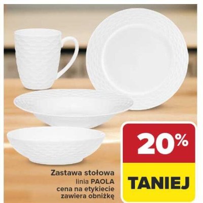 Zastawa stołowa promocja w Carrefour
