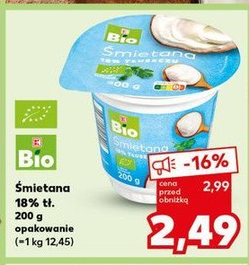 Śmietana 18 % K-classic bio promocja