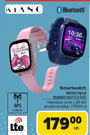 Smartwatch kid Kiano promocja w Carrefour