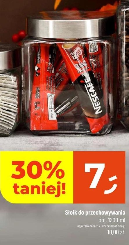 Słoik do przechowywania 1.2 l promocja w Dealz