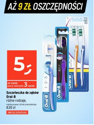 Szczoteczka do zębów black medium Oral-b allrounder promocja