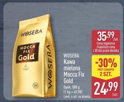 Kawa ziarnista Mocca Fix Gold  promocja w Aldi