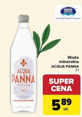 Woda mineralna TOSCANA promocja w Carrefour Market