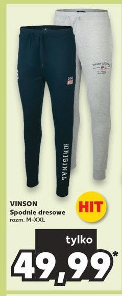 Spodnie dresowe m-xxl VINSON promocja