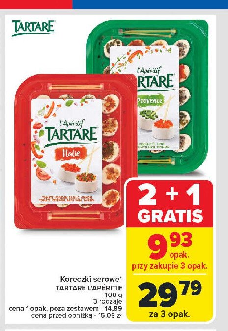 Aperifrais italiano Tartare promocja