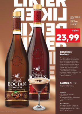 Likier Biały Bocian różne rodzaje 0,5 l  promocja w Kaufland