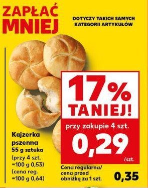 Kajzerka pszenna promocja w Kaufland