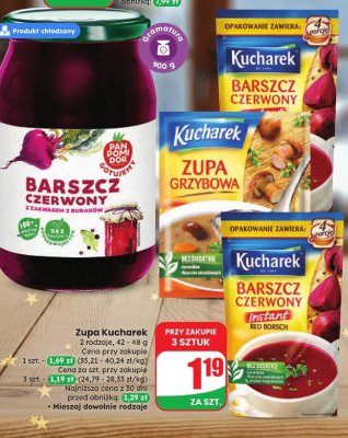 Barszcz czerwony Pan Pomidor promocja w Dino