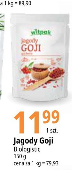 Jagody goji Witpak promocja