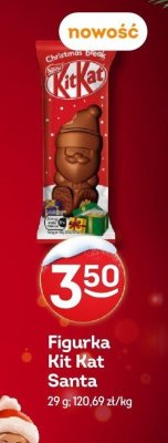 Figurka czekoladowa Kit Kat Santa promocja w Żabka