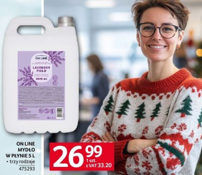 Mydło On Line w płynie 5L promocja w Selgros