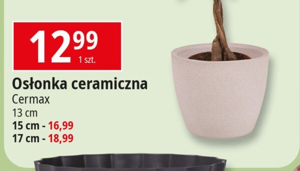 Os艂onka ceramiczna 17 cm Cermax promocja