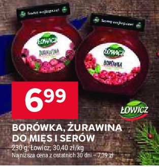 Żurawina do mięs i serów Łowicz promocja w Stokrotka