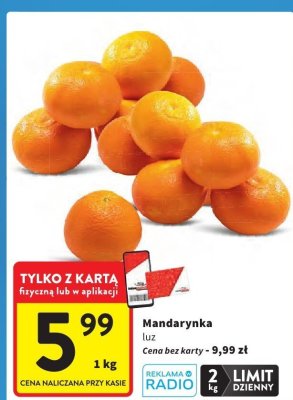 Mandarynka promocja w Intermarche