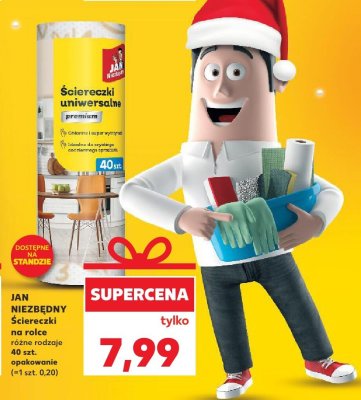 Ściereczki na rolce różne rodzaje 40 szt. promocja w Kaufland
