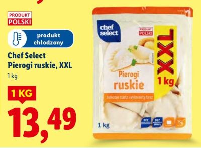 Pierogi ruskie Chef Select, XXL promocja w Lidl