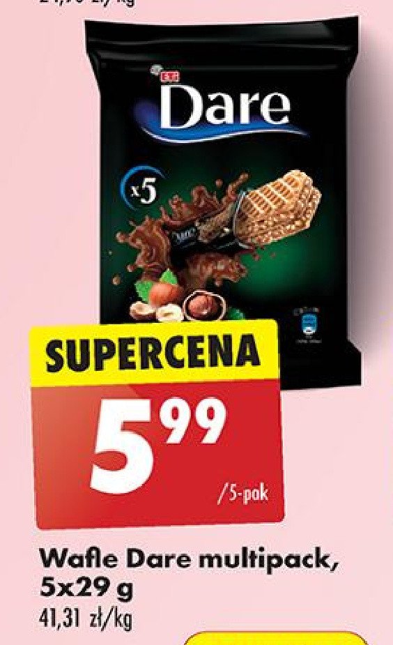 Wafelki orzechowe Eti dare promocja