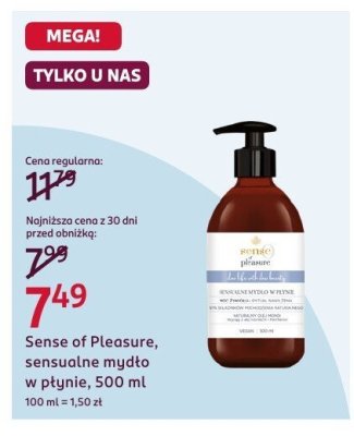 Mydło sensualne w płynie, 500 ml promocja w Rossmann