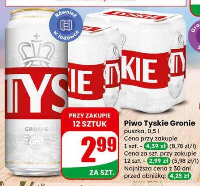 Piwo promocja w Dino