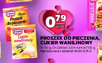 Cukier wanilinowy Dr. oetker promocja