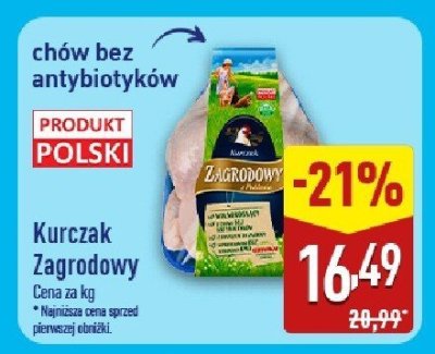 Kurczak Zagrodowy promocja w Aldi