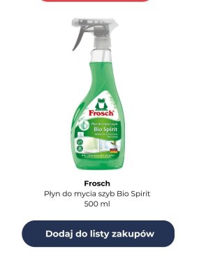 Płyn do mycia szyb Bio Spirit promocja w Kaufland