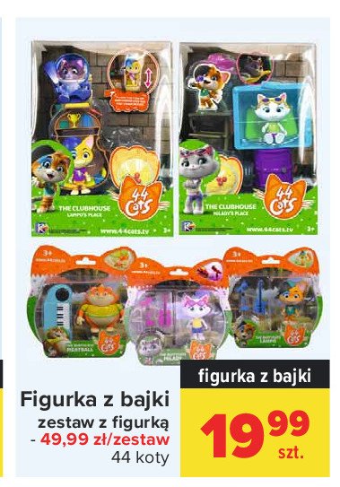 Figurka z bajki 44 koty - zestaw z figurk膮 Simba promocja