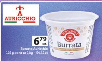 Burrata Auricchio promocja w Auchan