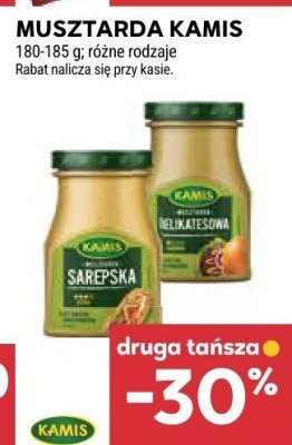 Musztarda Kamis różne rodzaje promocja w Stokrotka