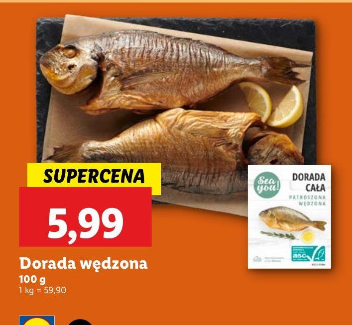 Dorada w臋dzona na gor膮co Sea you! promocja