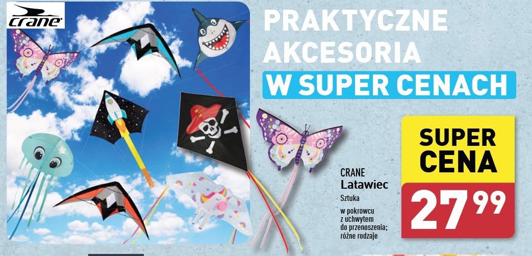 Latawiec CRANE promocja