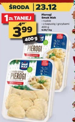 Pierogi ruskie Smak mak promocja